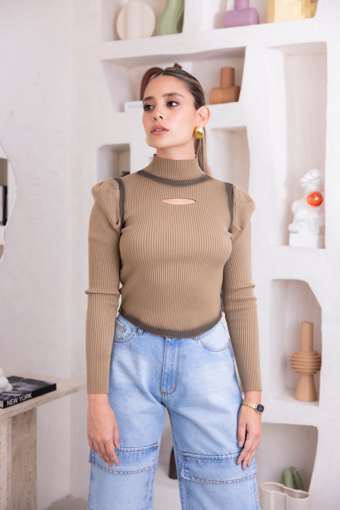 Sweater marrón