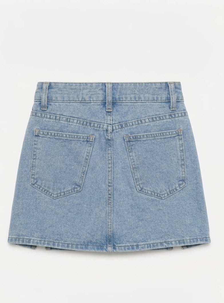 Falda Short de Denim