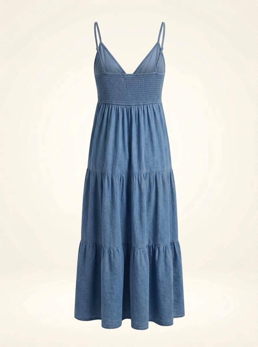 Vestido Maxi Azul denim