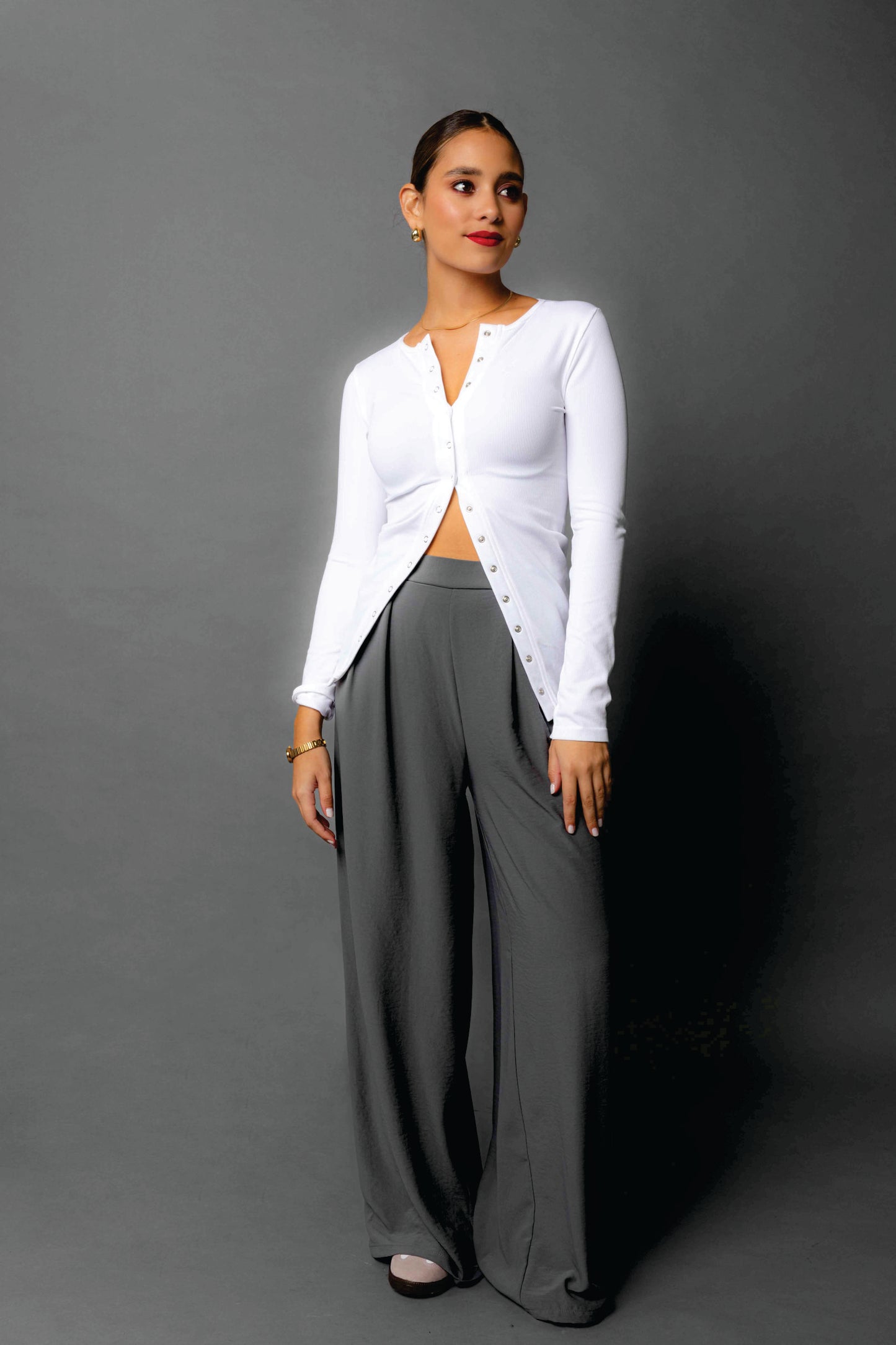 Pantalon Gris Basico
