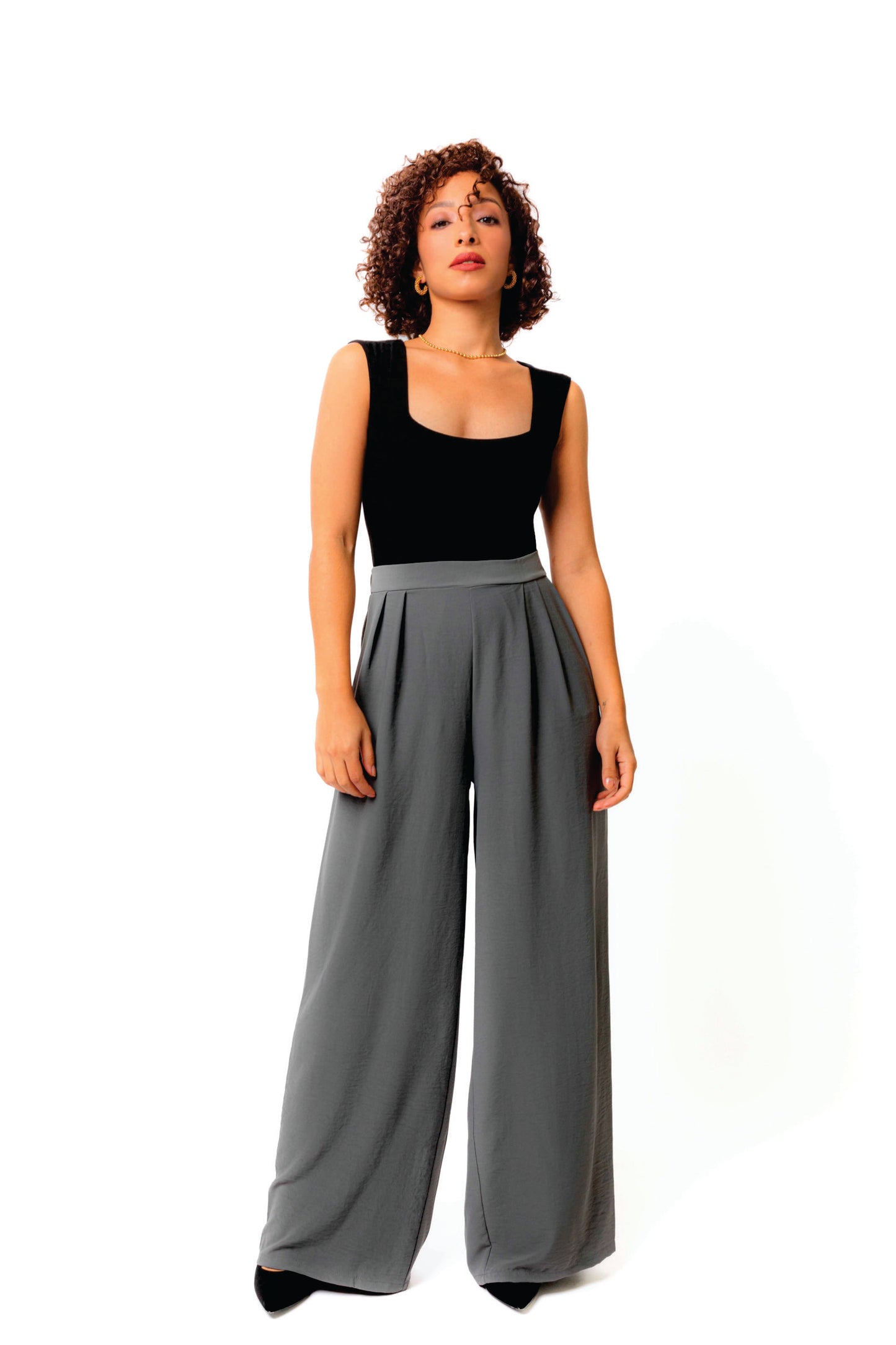 Pantalon Gris Basico