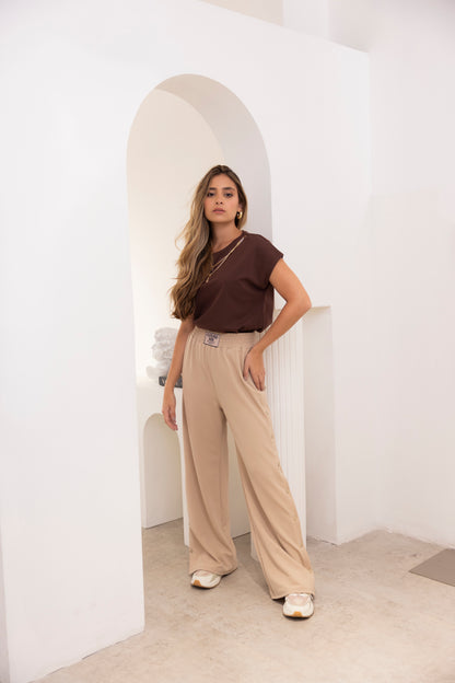 Pantalón Beige