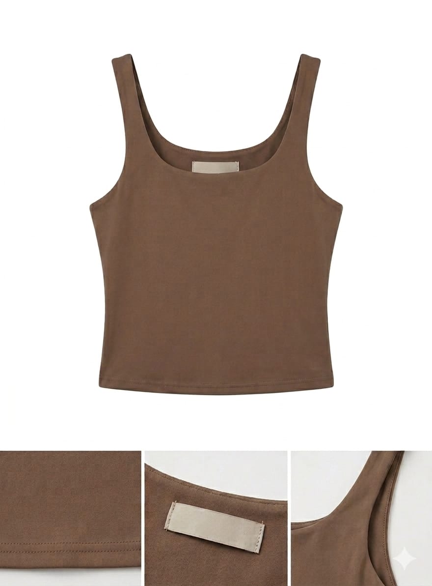 Top Básico Beige