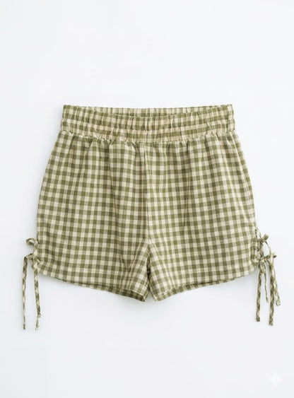 Set de Short y Top de cuadros