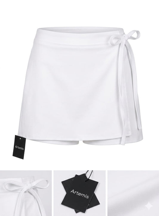 Falda Short Blanca