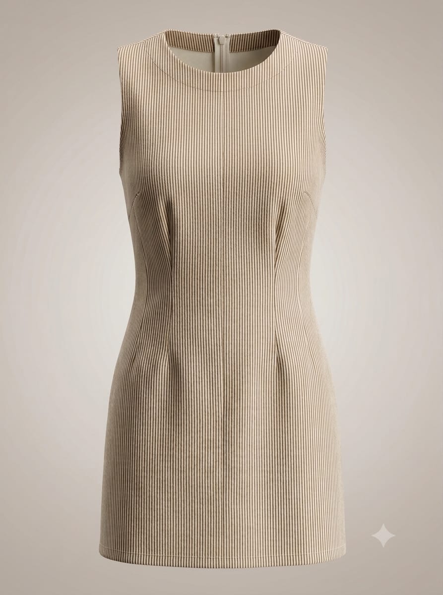 Mini vestido de Rayas
