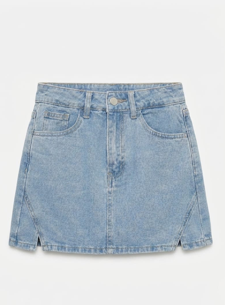 Falda Short de Denim