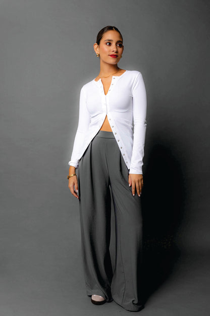 Pantalon Gris Basico